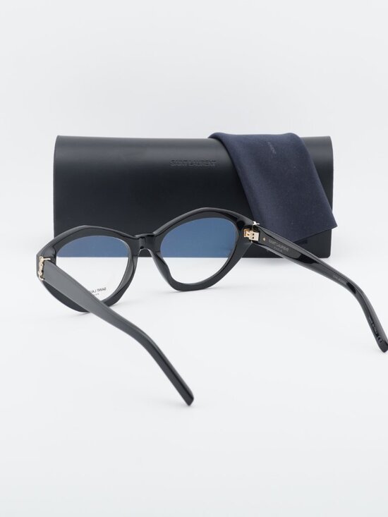 Saint Laurent SL M60 OPT 001 Cat Eye Eyeglasses – Black 54mm main image 9